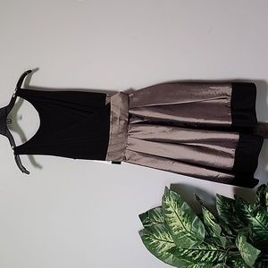S.L. fashions black and shimmery taupe colors
